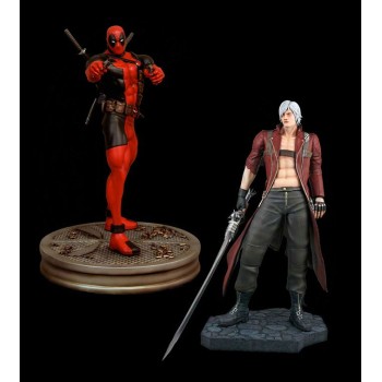 Marvel vs. Capcom 3 Statue 1/4 2-Pack Dante vs. Deadpool 50 x 51 cm